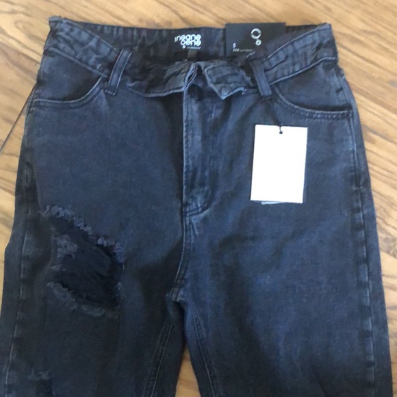 Insane Gene Flip Straight Black Jeans NWT - Picture 3 of 8